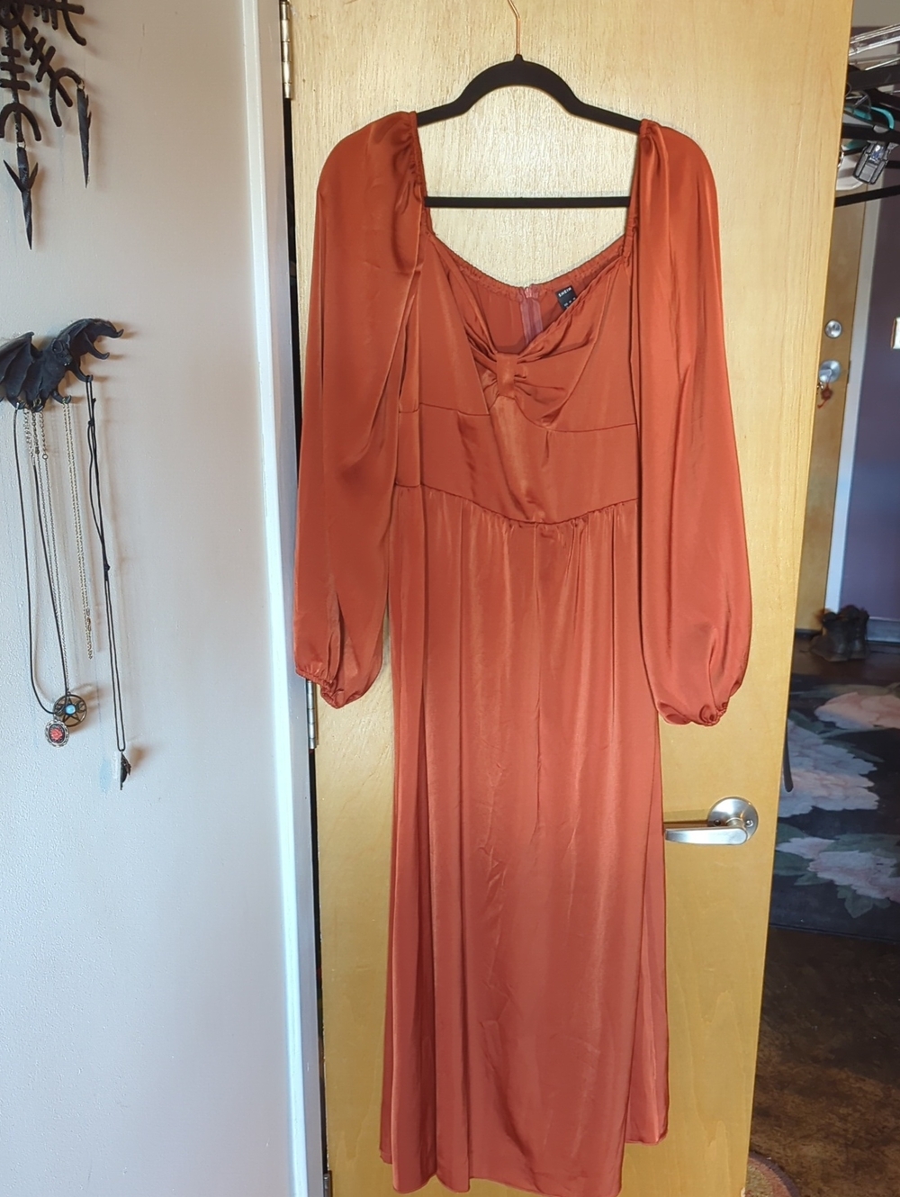 Shein Pumpkin Color Dress
